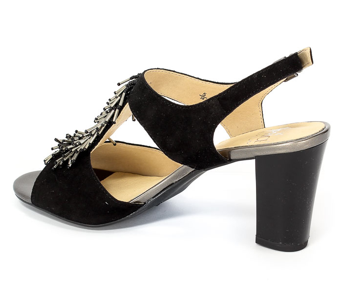 Sandały Caprice 9-28303-28 004 Black Suede