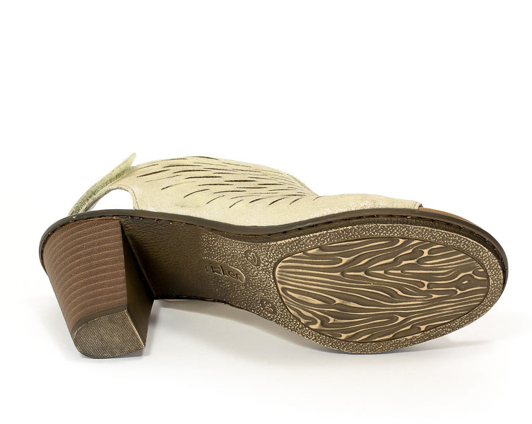 Botki Letnie Rieker 64197-62 Metallic