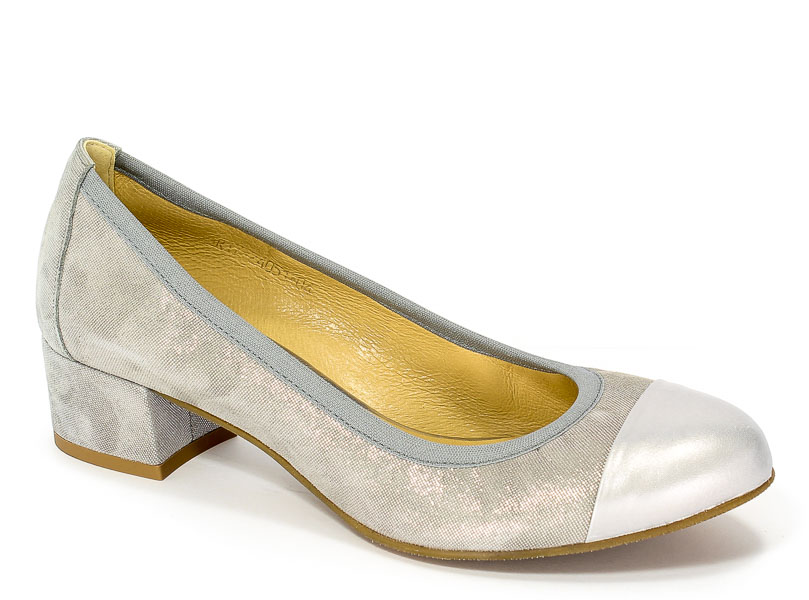 Półbuty Uncome 24051 Grigio Silver