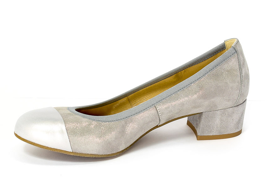 Półbuty Uncome 24051 Grigio Silver
