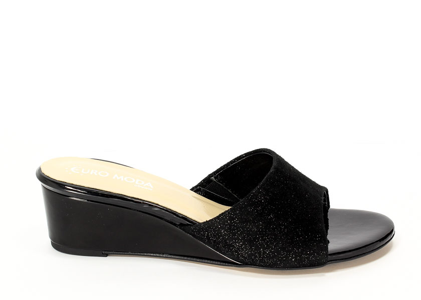 Klapki Lucca 70756 Czarno-Srebrny