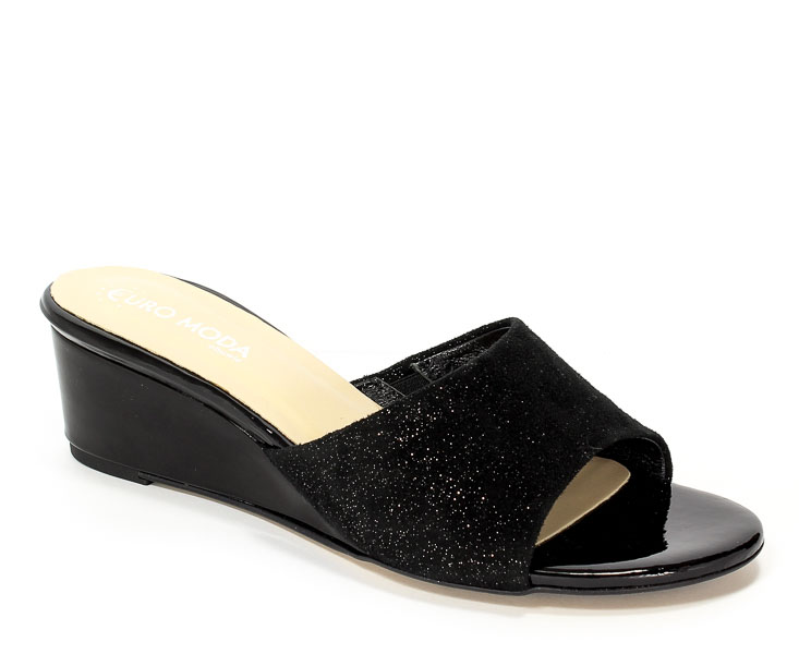 Klapki Lucca 70756 Czarno-Srebrny