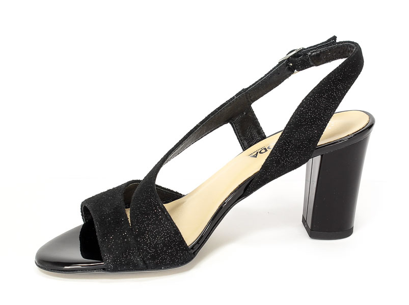 Sandały Lucca 3086 Czarno-Srebrny