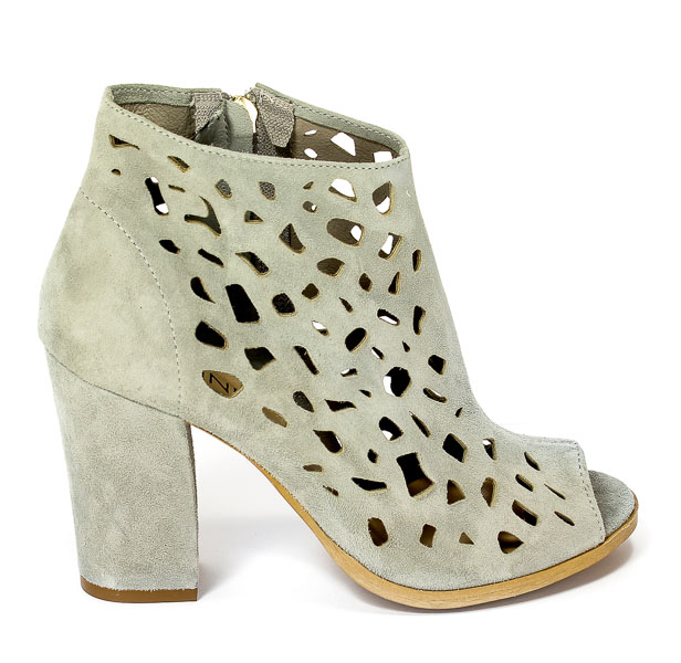 Botki Letnie Carinii B3976-J94-000-000-C36 Szary