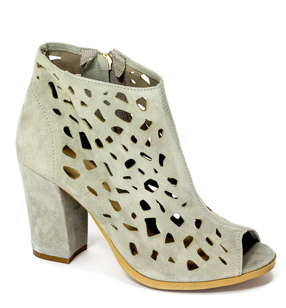 Botki Letnie Carinii B3976-J94-000-000-C36 Szary