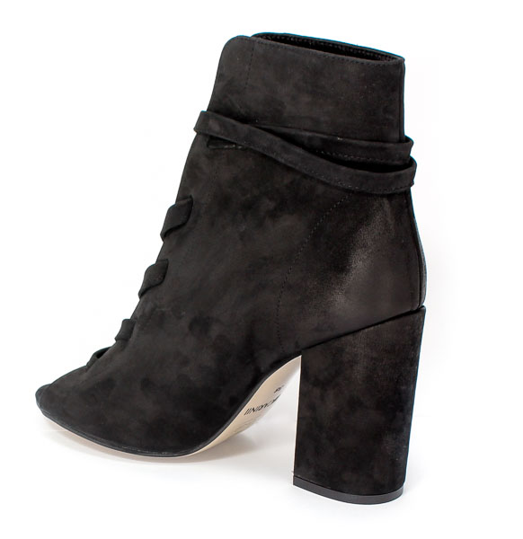 Botki Letnie Carinii B3854-360-000-000-C00 Czarny