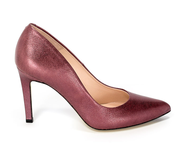 Czółenka Bravo Moda 1373 Fiolet Metal