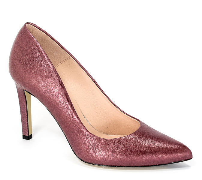 Czółenka Bravo Moda 1373 Fiolet Metal