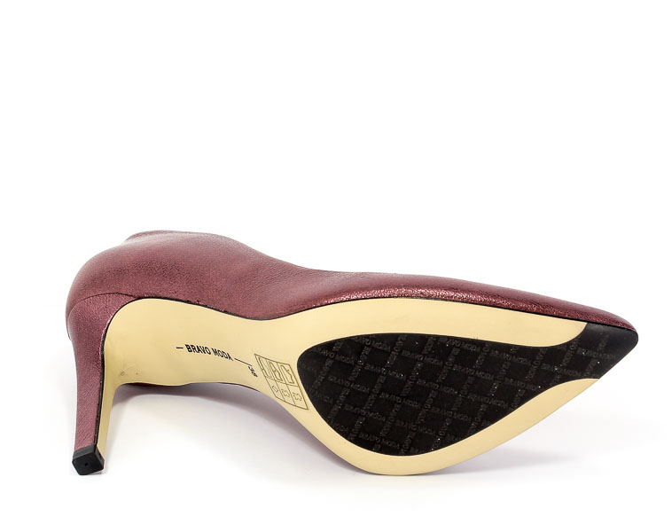 Czółenka Bravo Moda 1373 Fiolet Metal