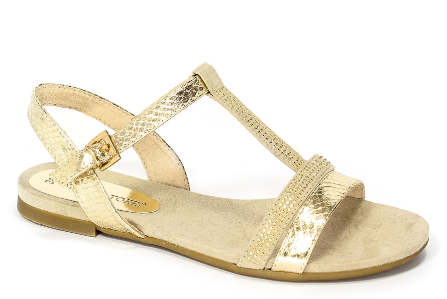 Sandały Marco Tozzi 2-28124-28 946 Gold Met.Comb
