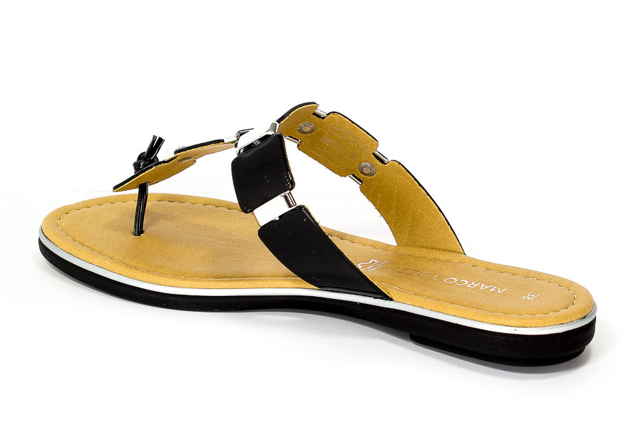 Klapki Marco Tozzi 2-27156-38 018 Black Patent