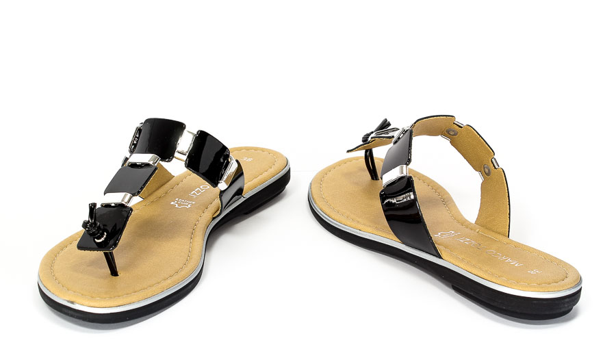 Klapki Marco Tozzi 2-27156-38 018 Black Patent