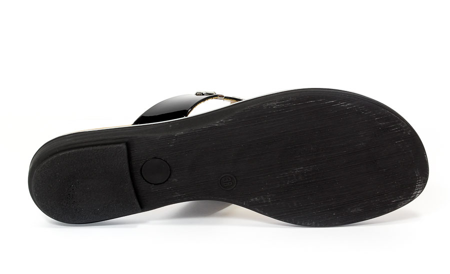 Klapki Marco Tozzi 2-27156-38 018 Black Patent