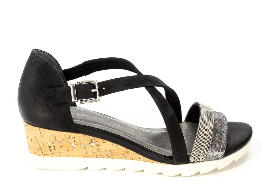 Sandały Marco Tozzi 2-28716-28 098 Black Comb