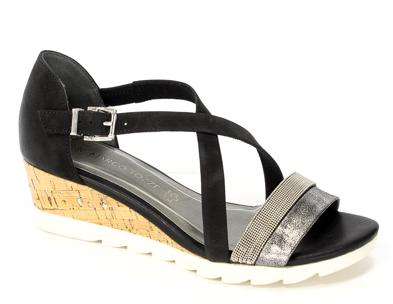 Sandały Marco Tozzi 2-28716-28 098 Black Comb