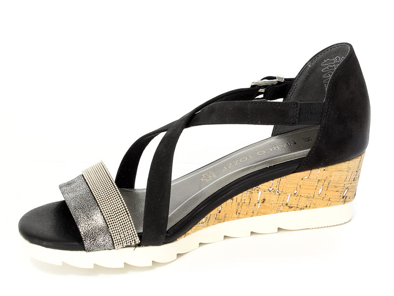 Sandały Marco Tozzi 2-28716-28 098 Black Comb