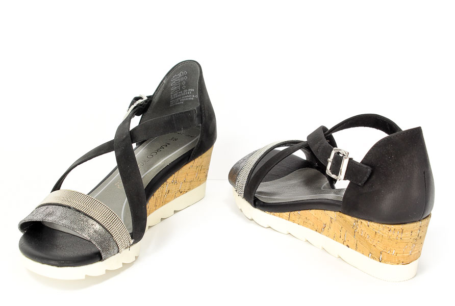 Sandały Marco Tozzi 2-28716-28 098 Black Comb
