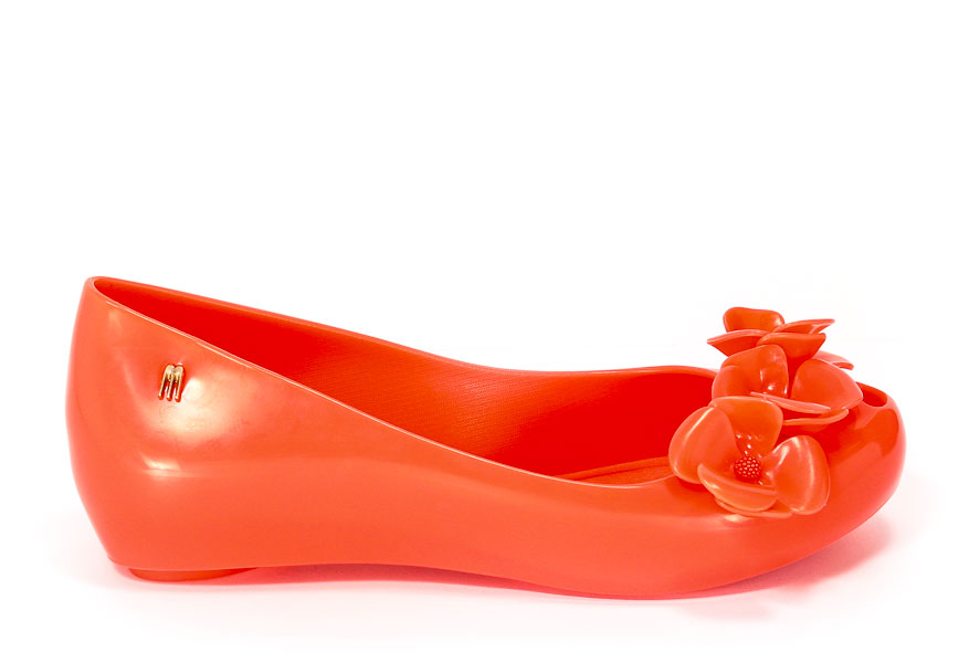 Baleriny letnie Melissa M31739 06713 Neon Orange
