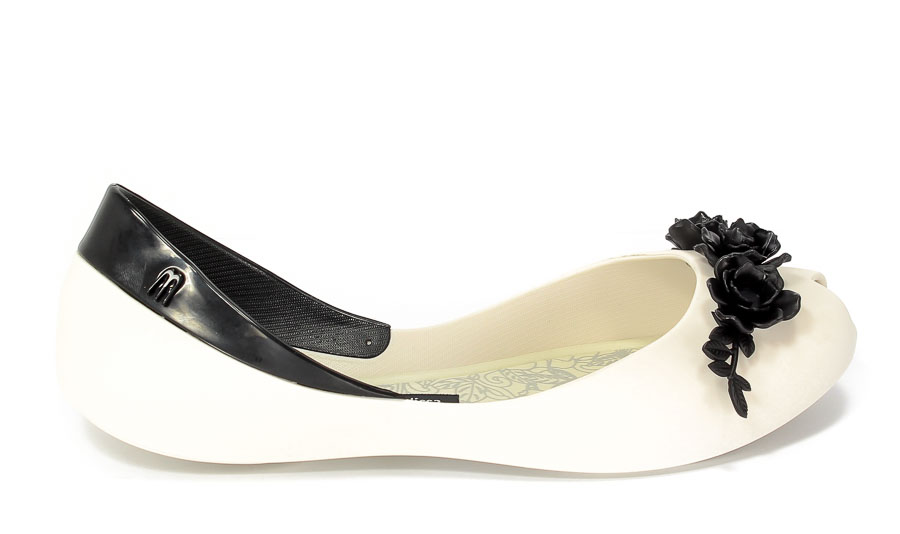 Baleriny letnie Melissa M31662 50735 White/Black