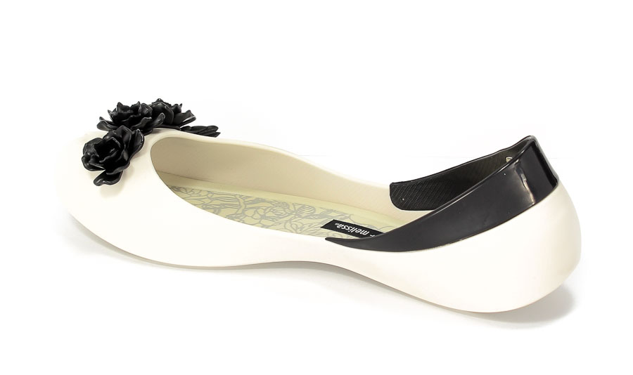 Baleriny letnie Melissa M31662 50735 White/Black