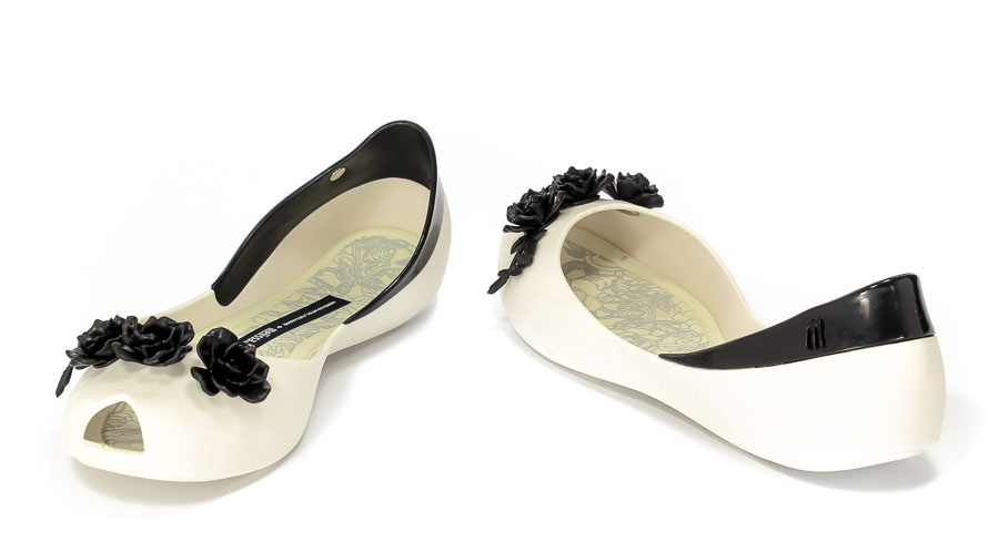 Baleriny letnie Melissa M31662 50735 White/Black