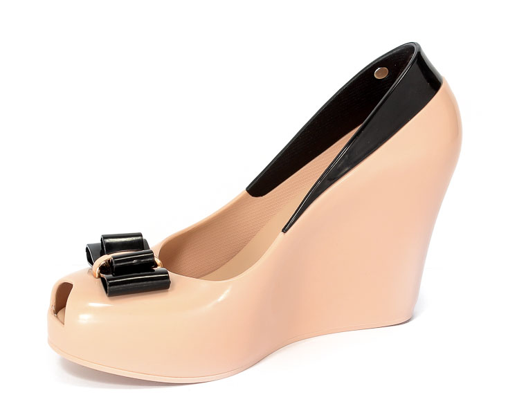 Czółenka letnie Melissa M31819 52807 Pink/Black