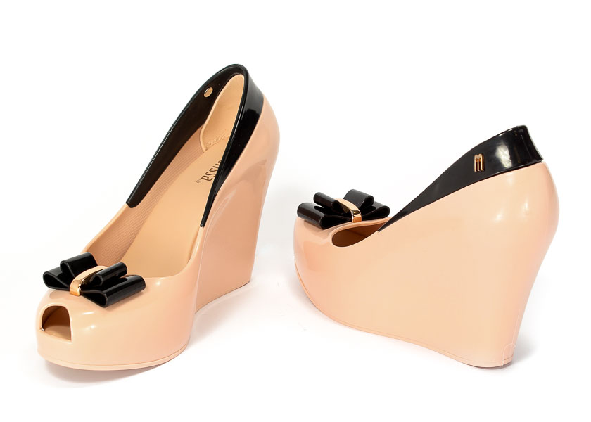 Czółenka letnie Melissa M31819 52807 Pink/Black