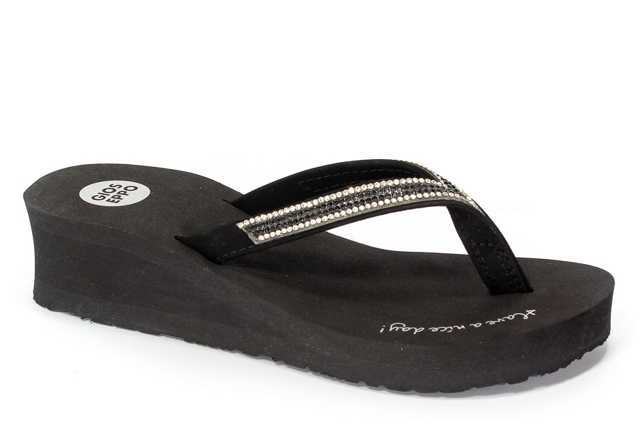 Klapki GiosEppo 39497 Grazia Black