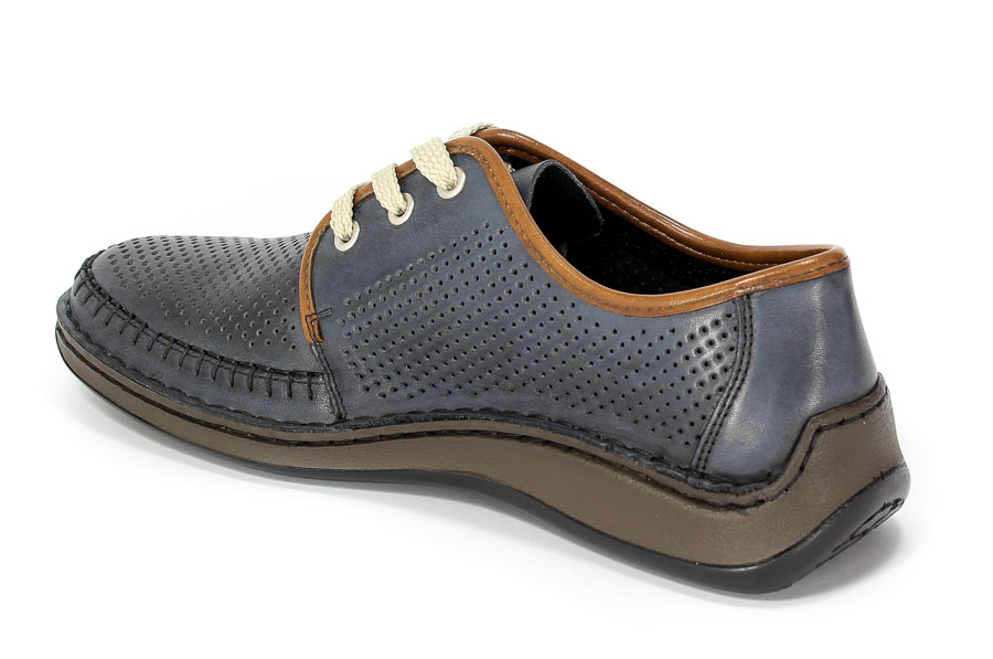 Półbuty Letnie Rieker 05215-14 Blue