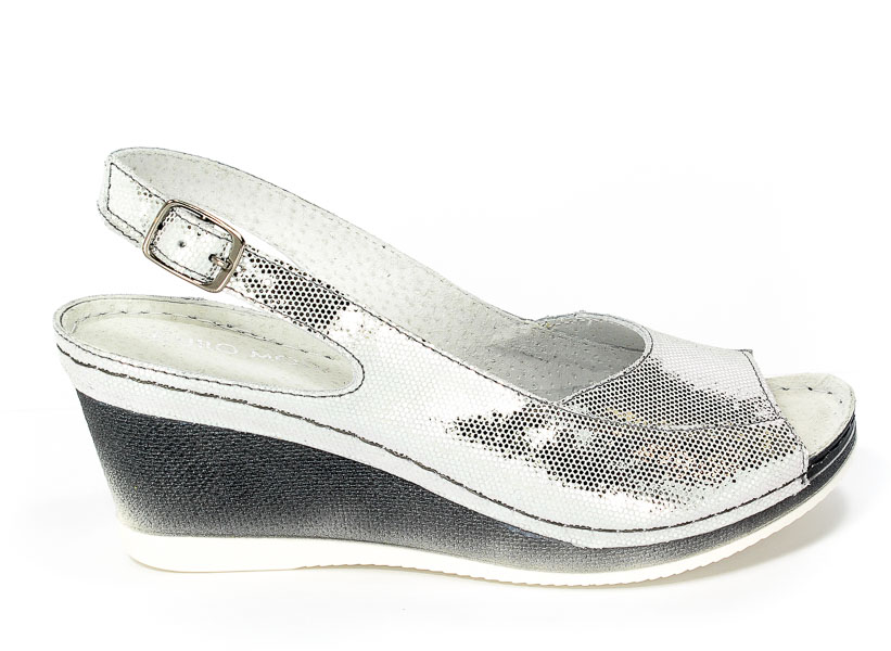 Sandały Rammit 1118 Srebrny L-67