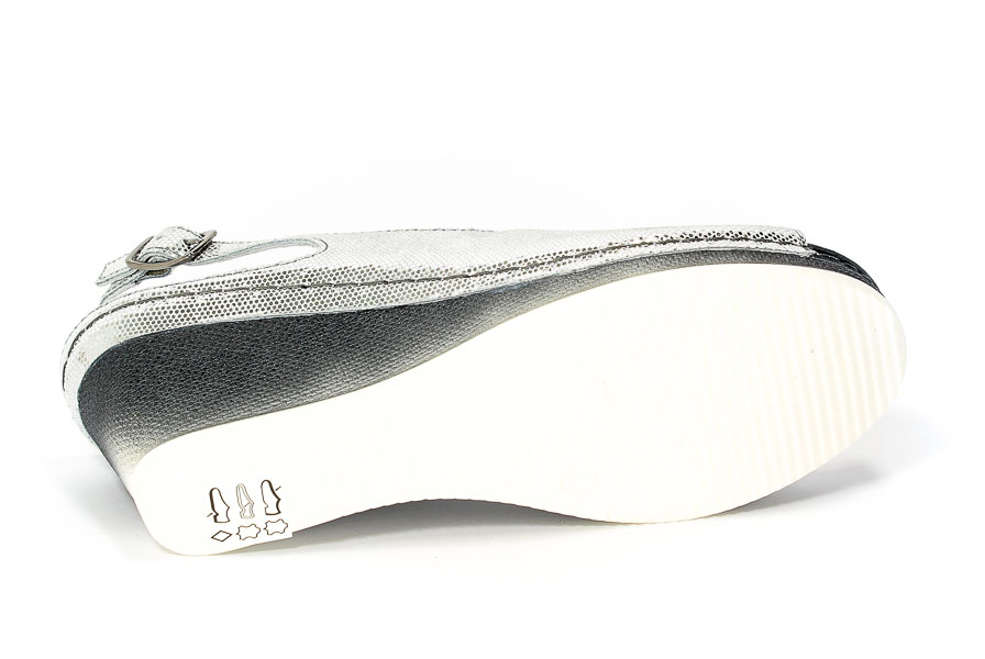 Sandały Rammit 1118 Srebrny L-67