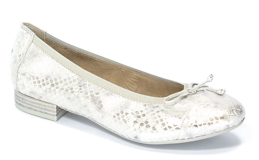 Baleriny Caprice 9-22159-28 920 Silver Metal.