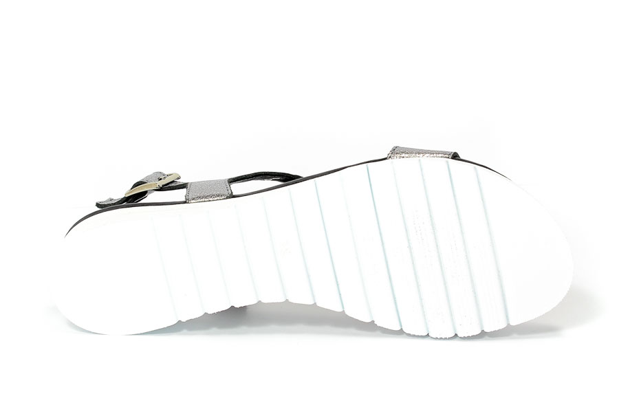 Sandały CheBello 501 Srebro Kryształ