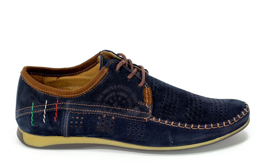 Półbuty Letnie Riko 689 D Juma Blue/Ax