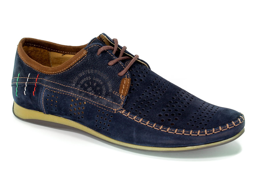 Półbuty Letnie Riko 689 D Juma Blue/Ax