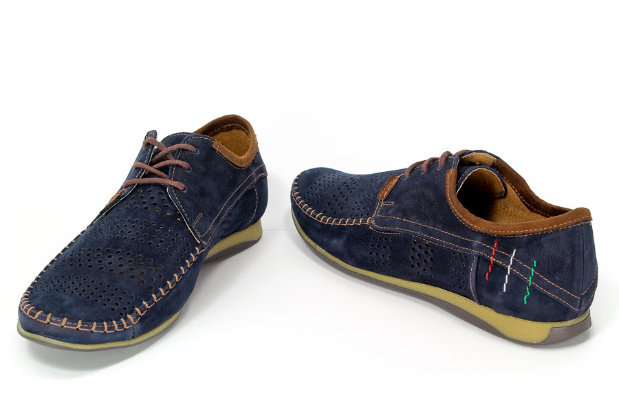 Półbuty Letnie Riko 689 D Juma Blue/Ax