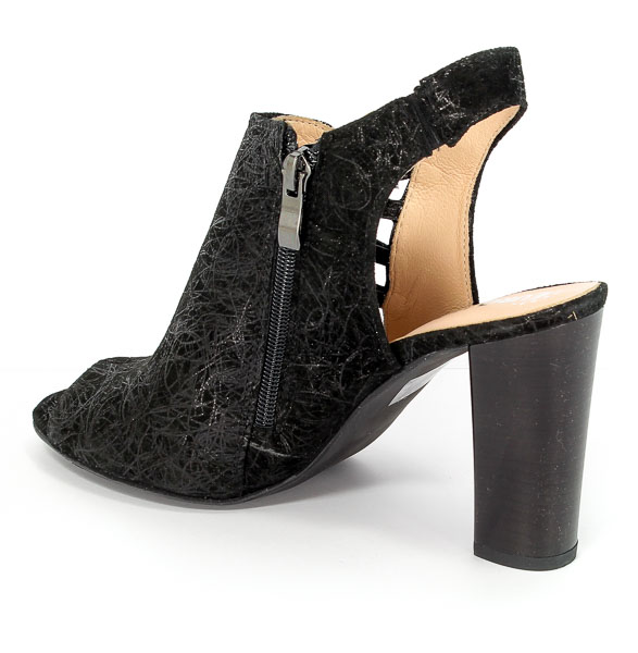 Botki Letnie Eksbut 37-4547-H15-1G Czarny