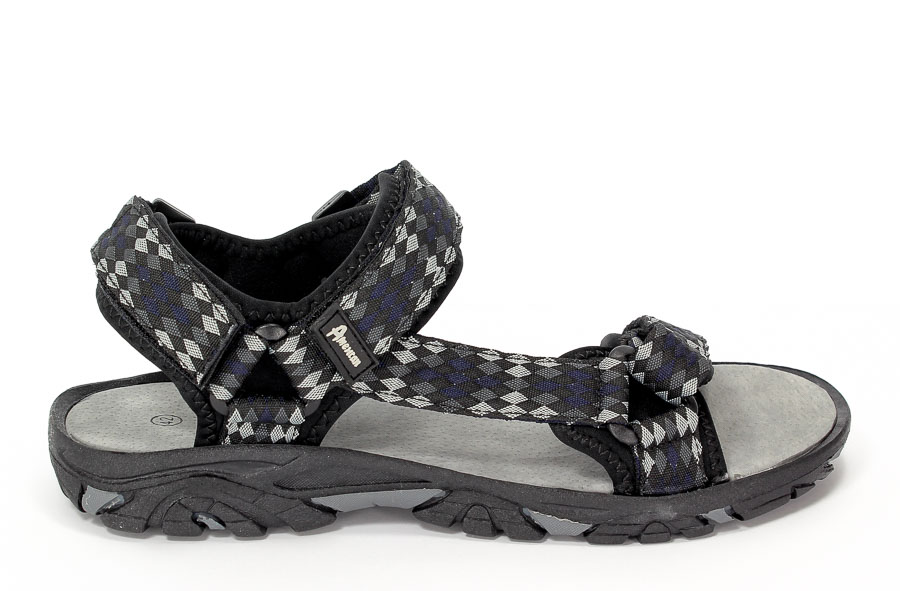 Sandały American RL1626 Black/Grey