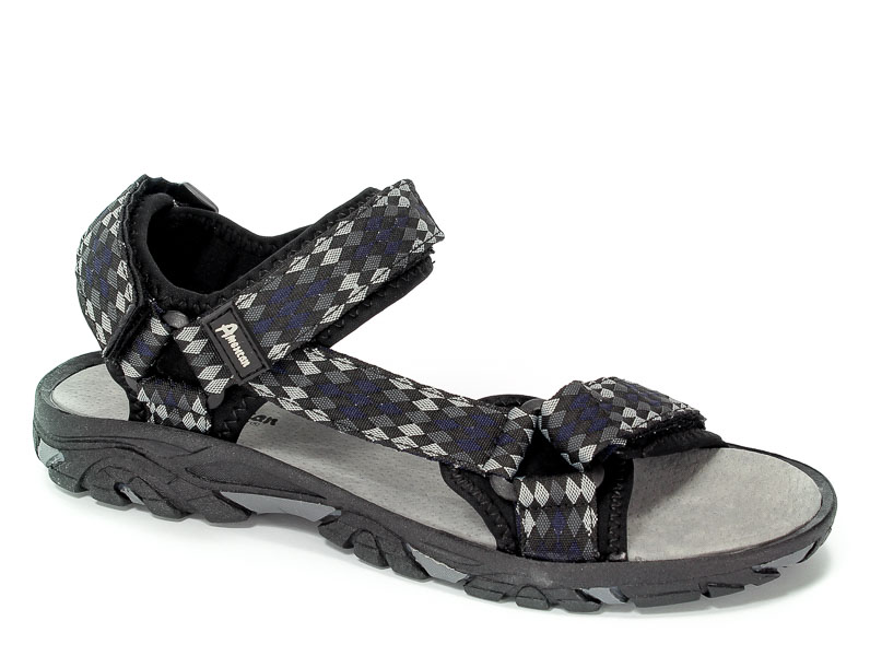 Sandały American RL1626 Black/Grey