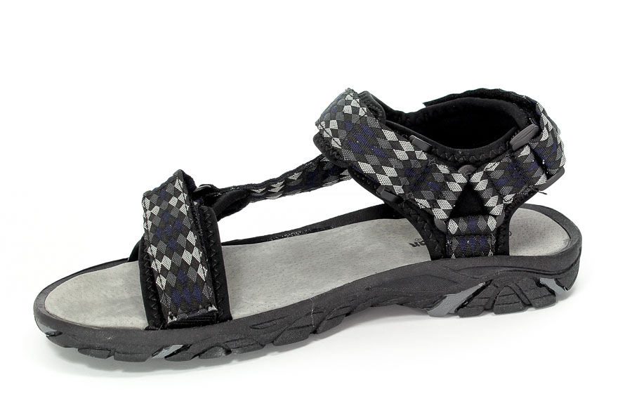Sandały American RL1626 Black/Grey