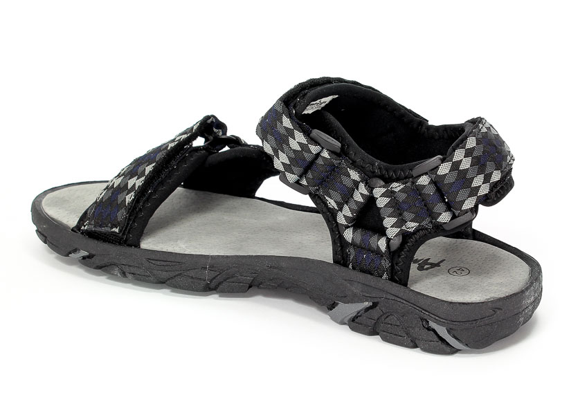 Sandały American RL1626 Black/Grey