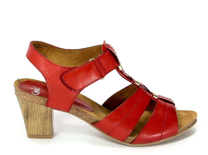 Sandały Caprice 9-28309-28 501 Red Nappa