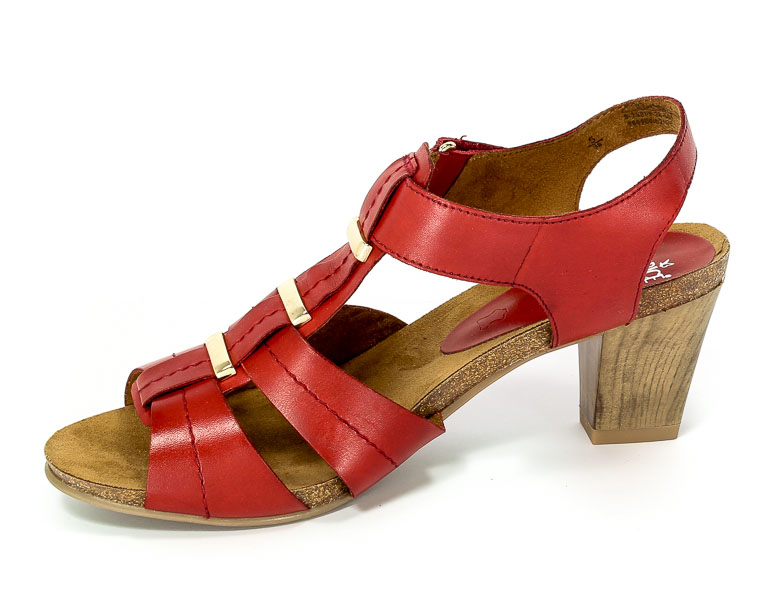 Sandały Caprice 9-28309-28 501 Red Nappa