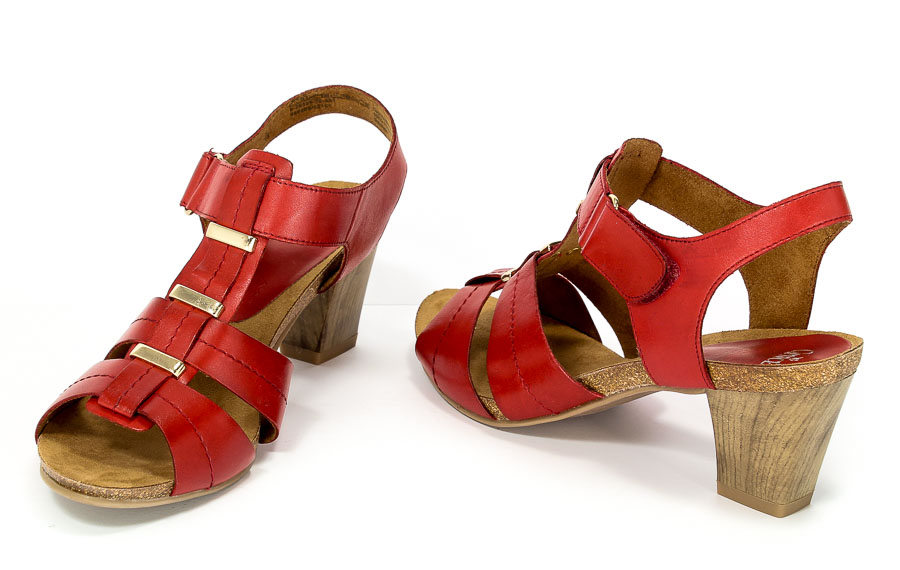 Sandały Caprice 9-28309-28 501 Red Nappa