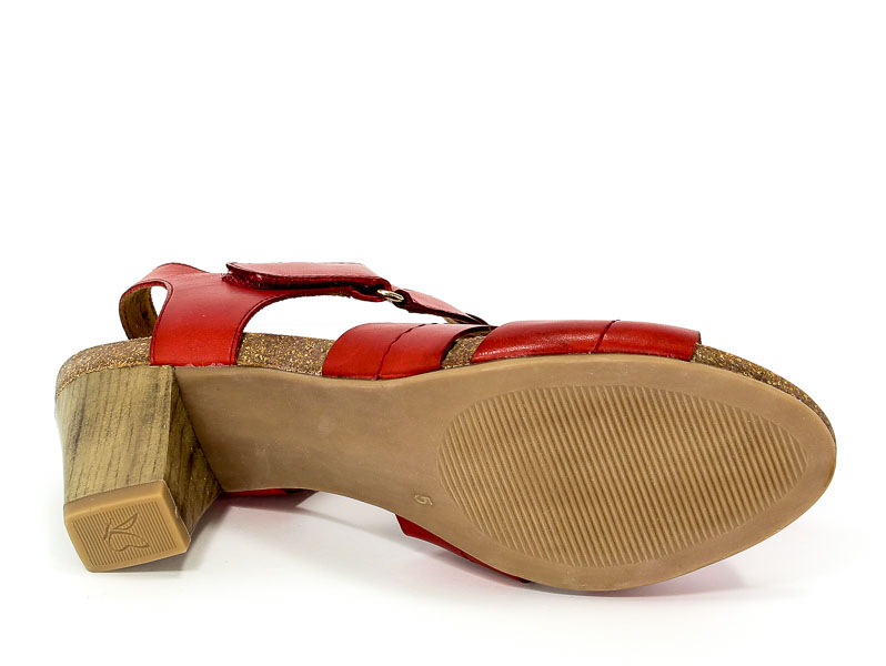 Sandały Caprice 9-28309-28 501 Red Nappa