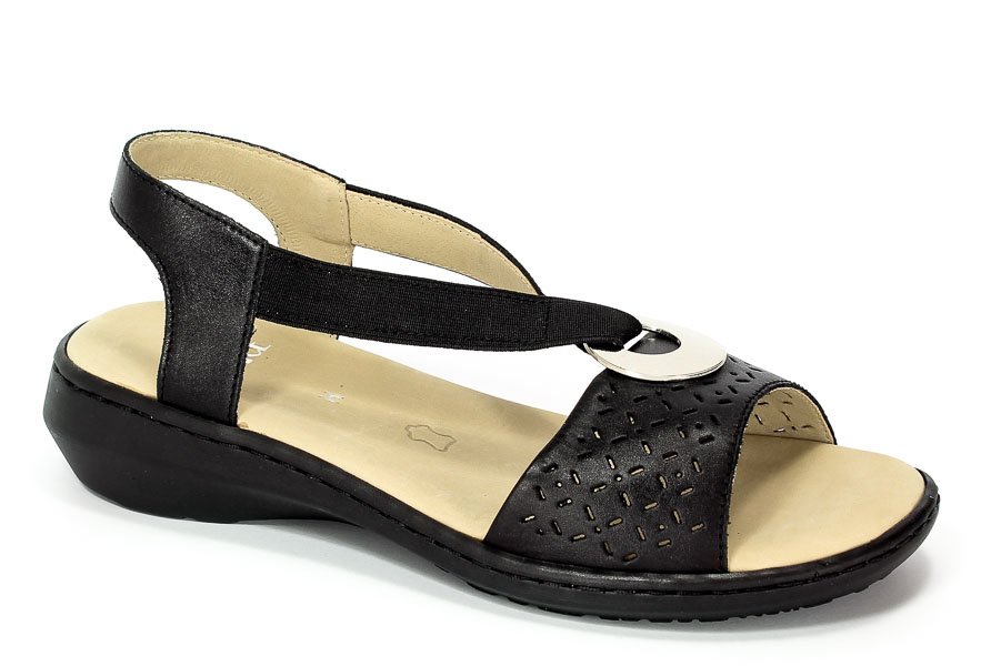 Sandały Caprice 9-28603-28 022 Black Nappa