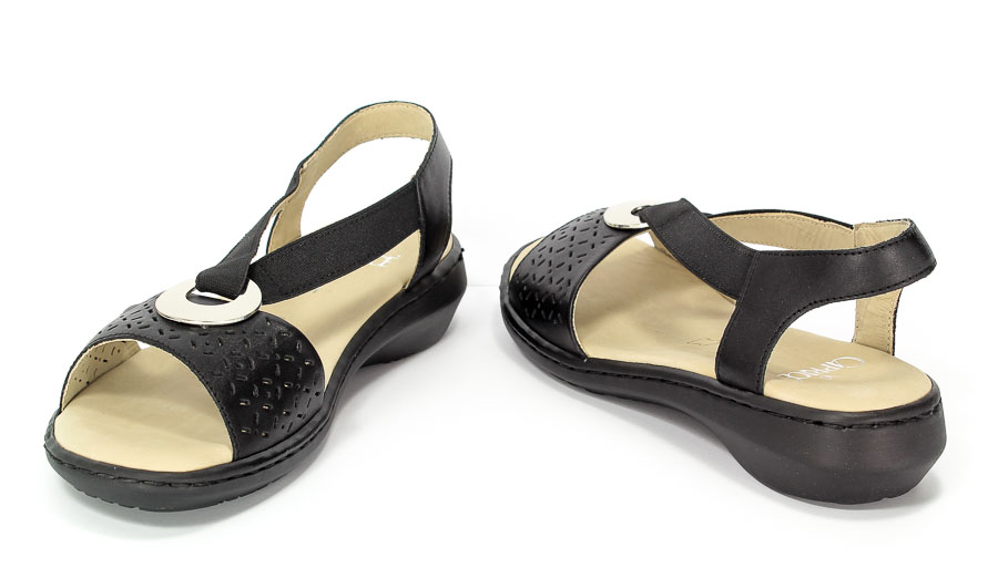 Sandały Caprice 9-28603-28 022 Black Nappa