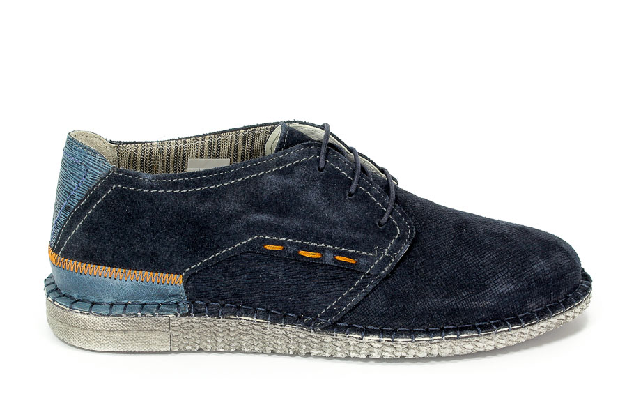 Półbuty Manitu 660391 Blau