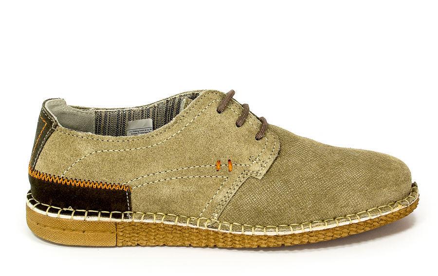 Półbuty Manitu 641272 Beige