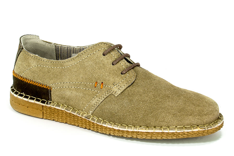 Półbuty Manitu 641272 Beige